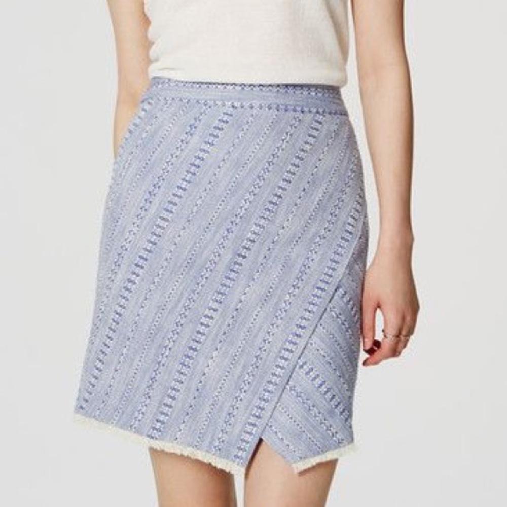 NWT Ann Taylor Loft Asymmetrical Skirt - 2P
